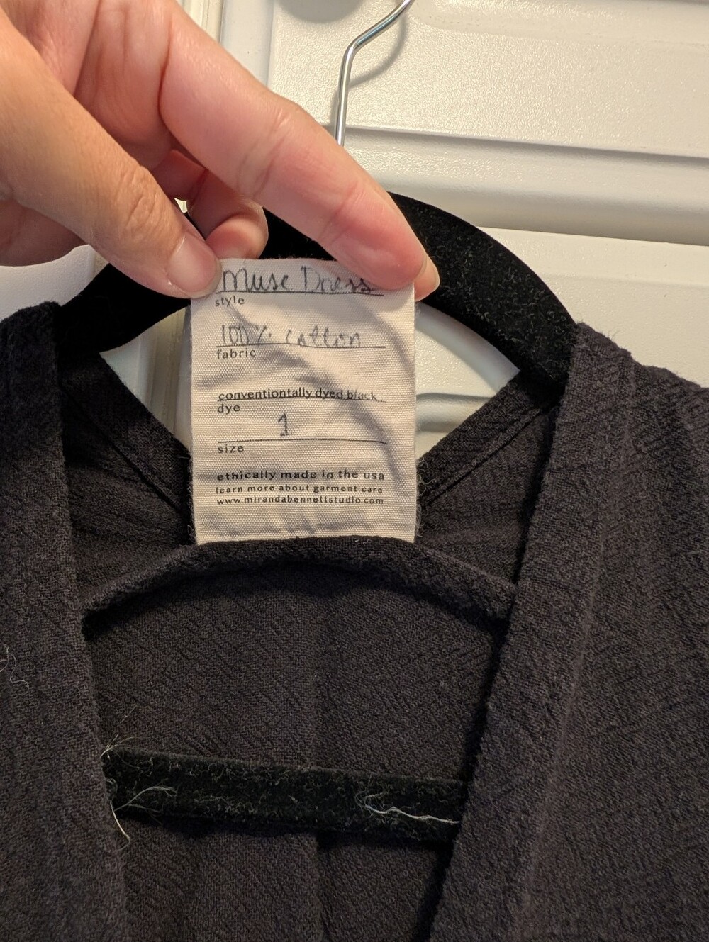 Miranda Bennett Muse Dress Texture Cotton - Picture 5 of 7